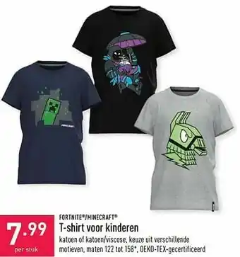 ALDI T-shirt voor kinderen aanbieding