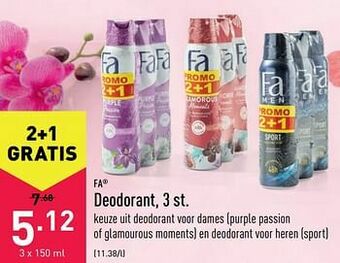 ALDI Deodorant aanbieding