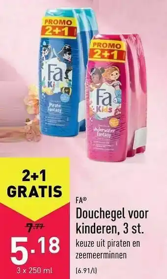 ALDI Douchegel voor kinderen aanbieding