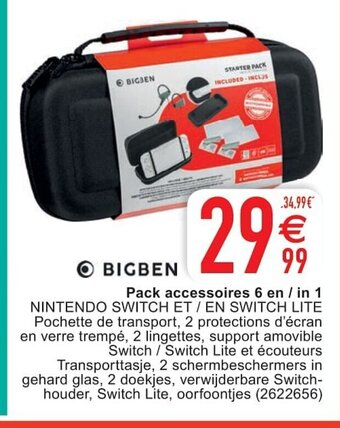 Cora Pack accessoires 6 en / in 1 Nintendo Switch Et/En Switch Lite aanbieding