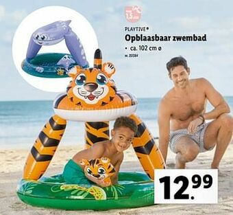Lidl Opblaasbaar zwembad aanbieding