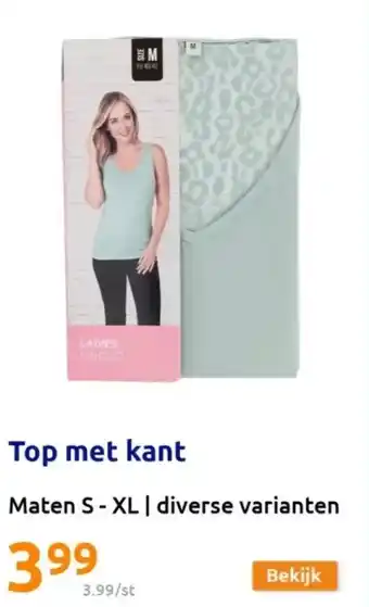 Top met kant