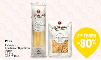 Delhaize La Molisana Pasta 500g aanbieding