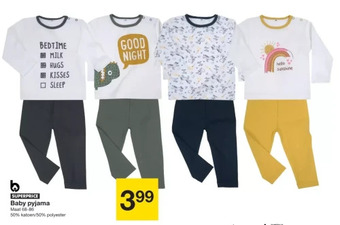 Zeeman Baby pyjama aanbieding