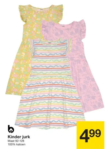 Zeeman Kinder jurk aanbieding