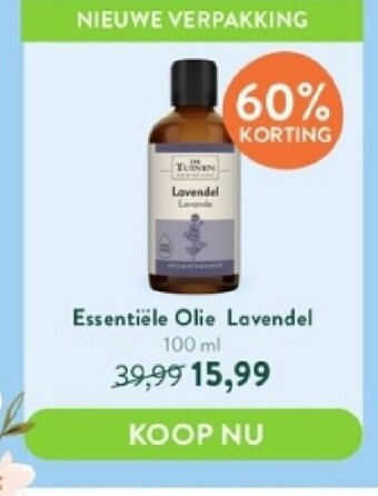 Holland & Barrett Essentiéle olie lavendel 100 ml aanbieding