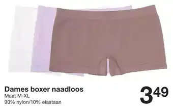 Zeeman Dames boxer naadloos aanbieding