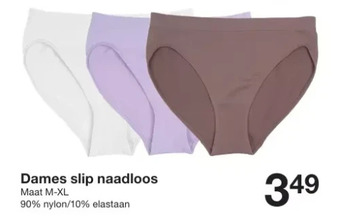 Dames slip naadloos