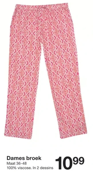 Zeeman Dames broek aanbieding