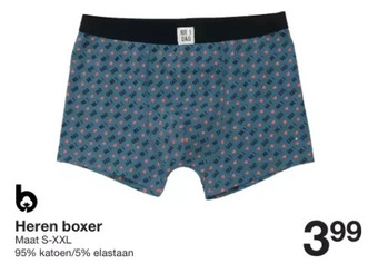 Zeeman Heren boxer aanbieding