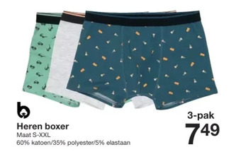 Zeeman Heren boxer aanbieding