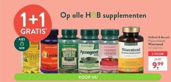 Holland & Barrett Weerstand 60 tabletten aanbieding