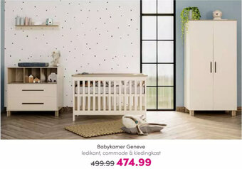 Baby & Tiener Babykamer Geneve aanbieding