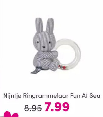 Baby & Tiener Nijntje Ringrammelaar Fun At Sea aanbieding