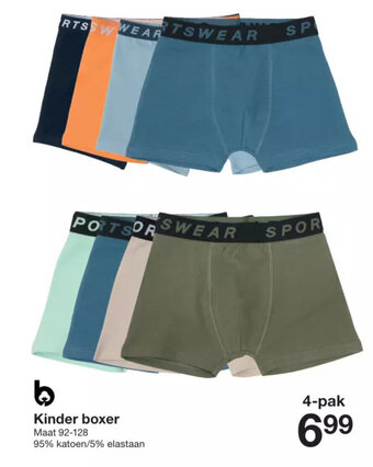 Zeeman Kinder boxer aanbieding