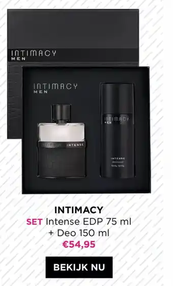 ICI PARIS XL INTIMACY SET Intense EDP 75 ml + Deo 150 ml aanbieding