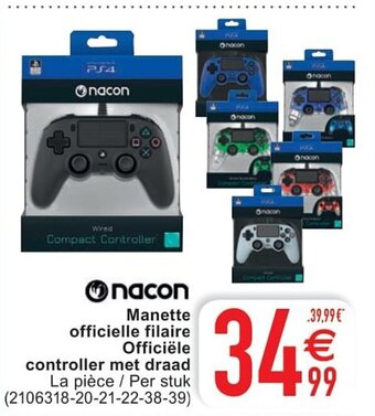 Cora Manette officielle filaire Officiële controller met draad aanbieding