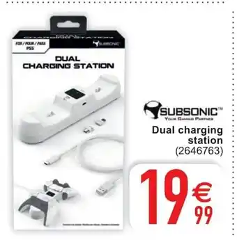 Subsonic Dual charging station