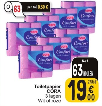 Cora Toiletpapier CORA aanbieding