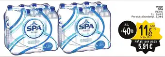 Cora SPA Reine Water aanbieding