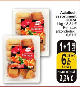 Cora Aziatisch assortiment cora 2 x 400g aanbieding