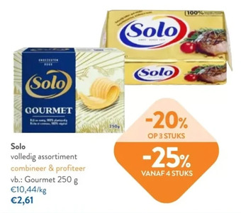 Solo volledig assortiment