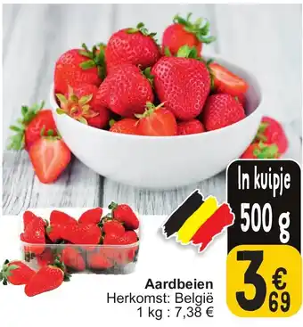 Cora Aardbeien Herkomst: België 500g aanbieding