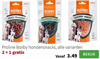 Intratuin Proline Boxby hondensnacks, alle varianten aanbieding