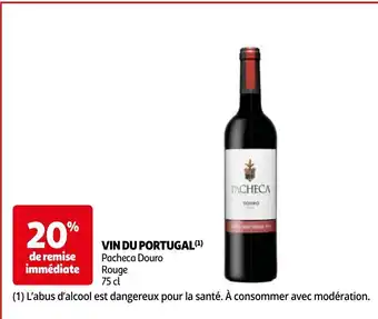Auchan VIN DU PORTUGAL 75cl aanbieding