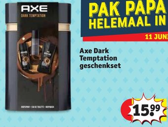 Kruidvat Axe Dark Temptation geschenkset aanbieding