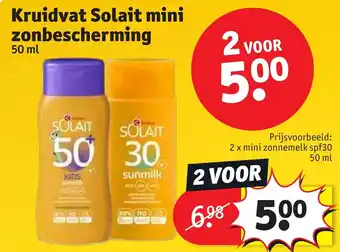 Kruidvat Kruidvat Solait mini zonbescherming 50ml aanbieding