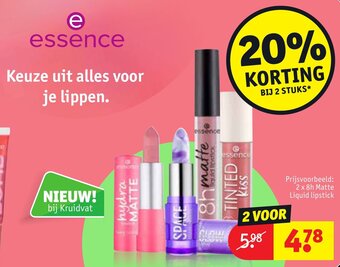 Kruidvat essence aanbieding