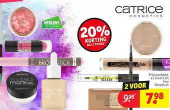 Kruidvat 2 x Cheek Flirt Face Stick blush aanbieding