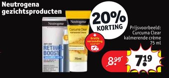 Kruidvat Neutrogena gezichtsproducten aanbieding