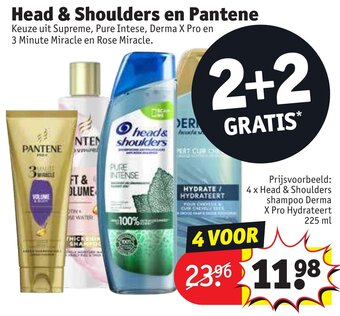 Kruidvat Head & Shoulders en Pantene aanbieding