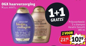 Kruidvat OGX haarverzorging aanbieding