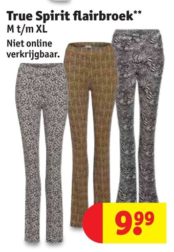 Kruidvat True Spirit flairbroek** aanbieding