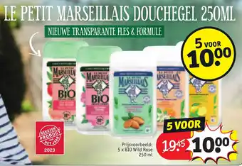 Kruidvat LE PETIT MARSEILLAIS DOUCHEGEL 250ML aanbieding