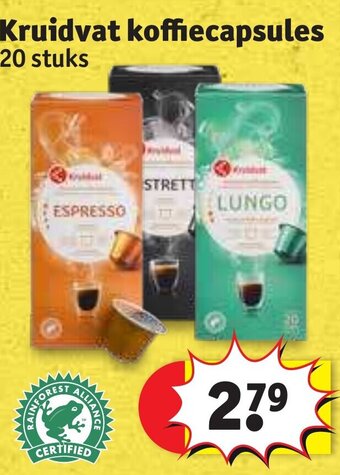 Kruidvat Kruidvat koffiecapsules aanbieding