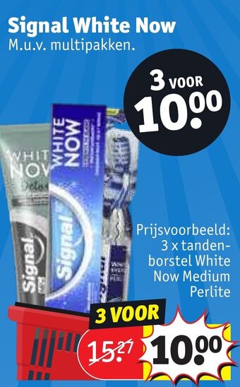 Kruidvat Signal White Now aanbieding