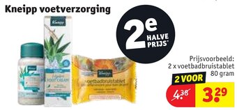 Kruidvat Kneipp voetverzorging aanbieding