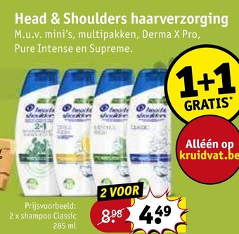 Kruidvat Head & Shoulders haarverzorging aanbieding