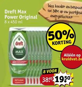 Kruidvat Dreft Max Power Original aanbieding