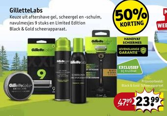 Kruidvat GilletteLabs aanbieding