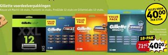 Kruidvat Gillette voordeelverpakkingen aanbieding