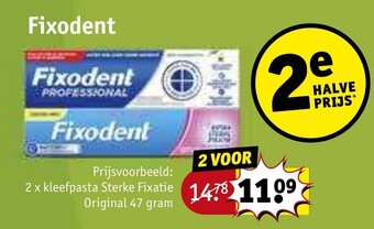 Kruidvat Fixodent aanbieding