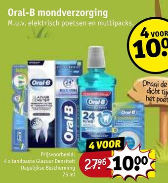 Kruidvat Oral-B mondverzorging aanbieding