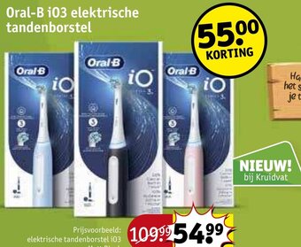 Kruidvat Oral-B 103 elektrische tandenborstel aanbieding