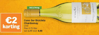 Albert Heijn Cono sur bicicleta chardonnay aanbieding