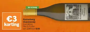 Albert Heijn Rustenberg chardonnay aanbieding